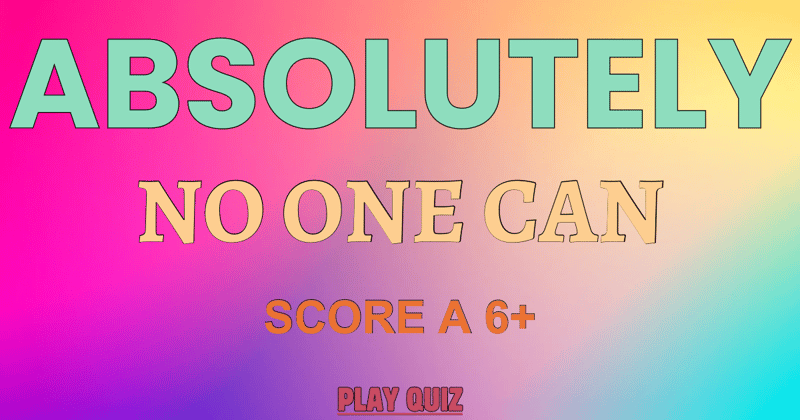 Challenging Knowledge Quiz