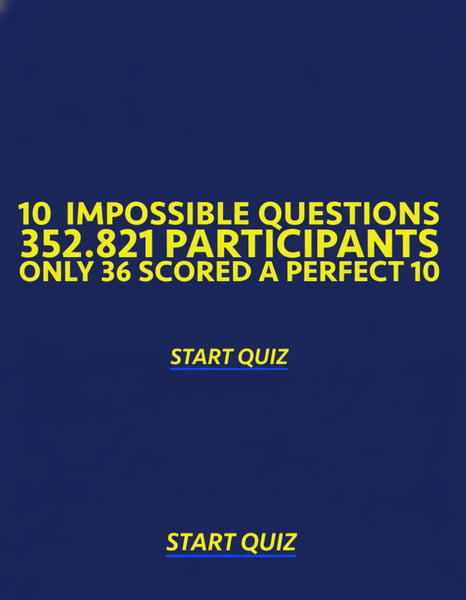 10 Impossible questions