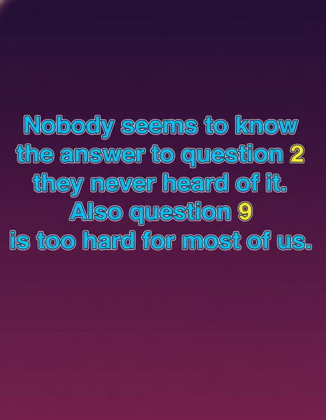 Play This Knowledge Quiz
