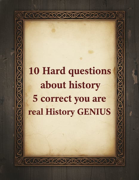 10 fun questions about history